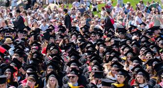 Image of crowd at commencement